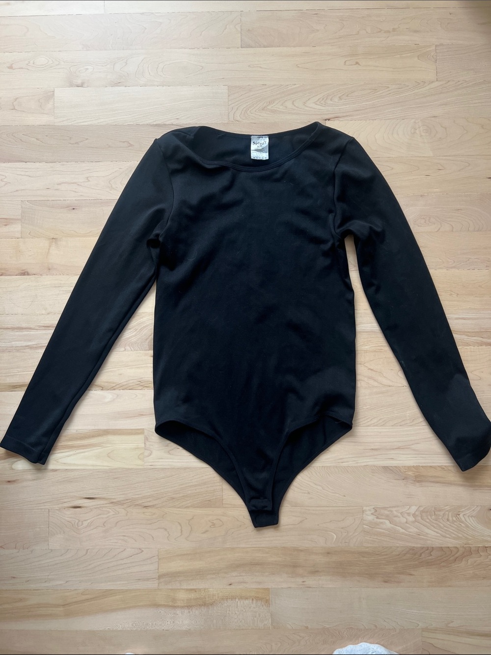 Black Long-Sleeve Bodysuit